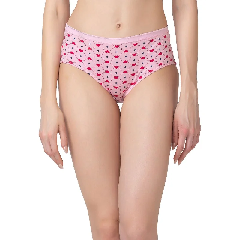 Women's Cotton Hipster Printed Panty- Pack of 3 CSP3-041Multi