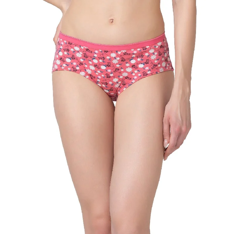 Women's Cotton Hipster Printed Panty- Pack of 3 CSP3-041Multi