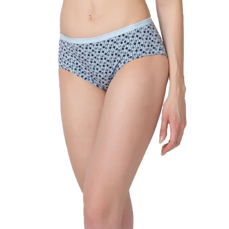 Women's Cotton Hipster Printed Panty- Pack of 3 CSP3-041Multi