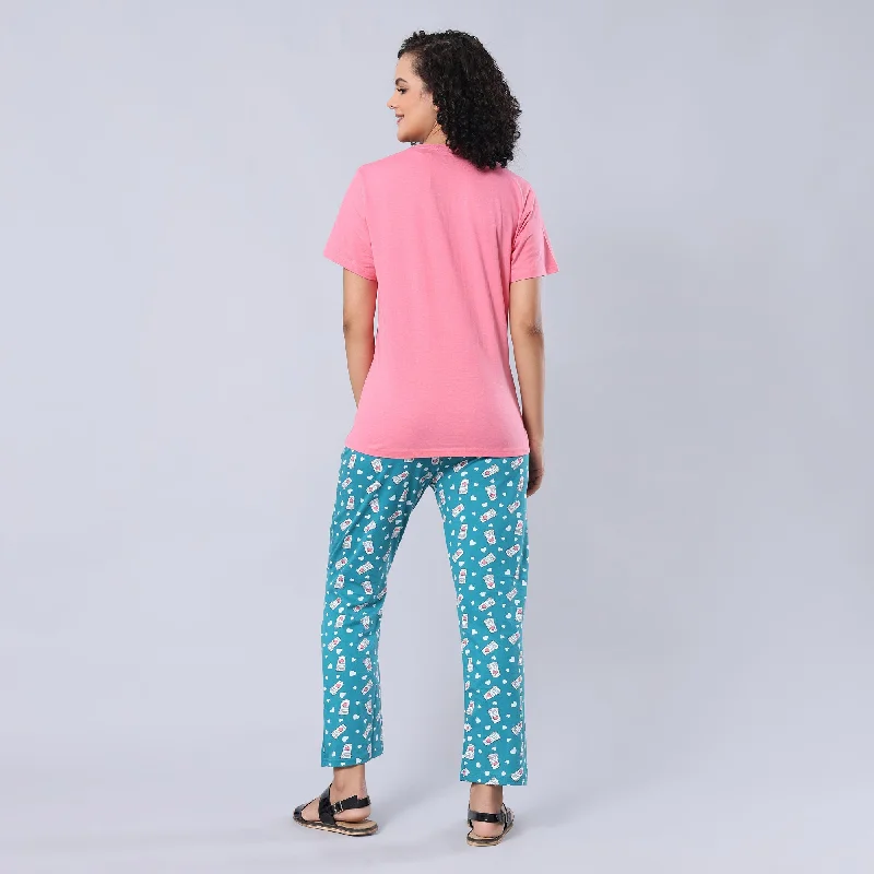 Evolove Grey Super Soft Most Comfortable Pajama Set