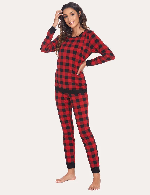 Red/Black Plaid / XL