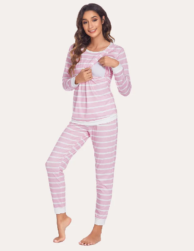 Pink/White Stripe / L