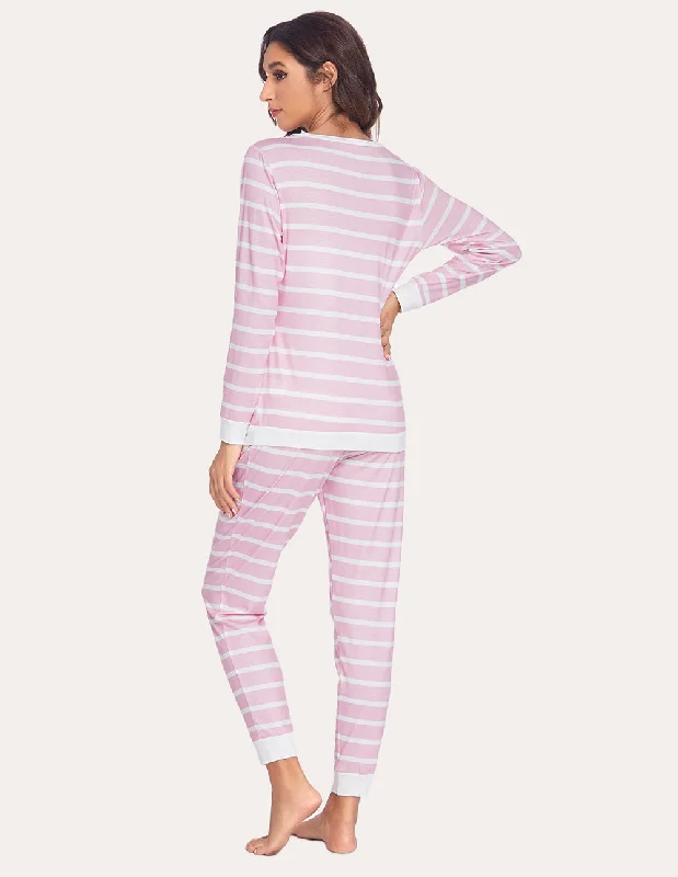 Pink/White Stripe / M