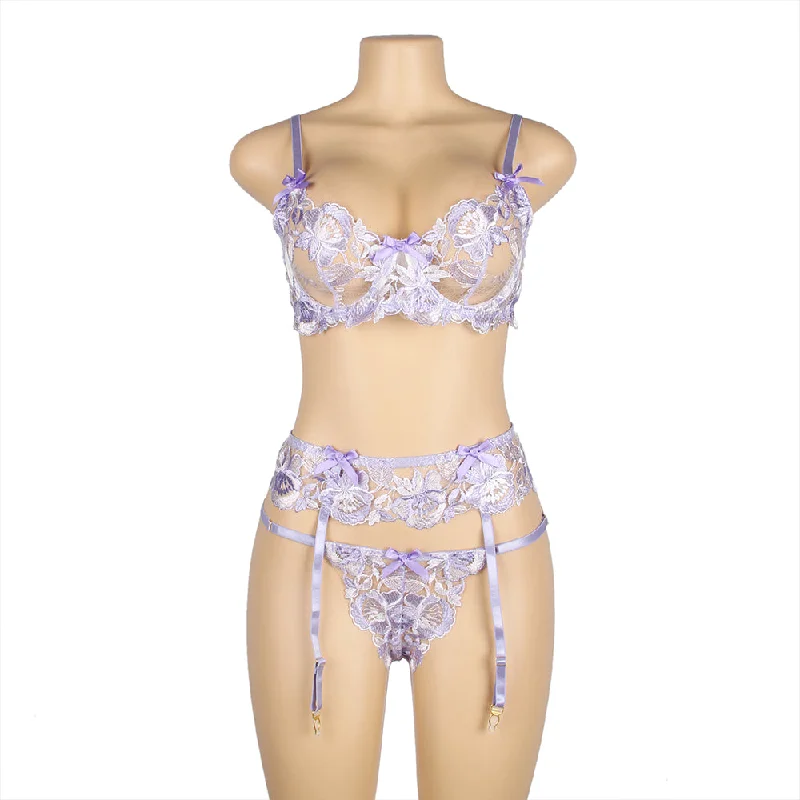 RAW's ' Spring Into Love' Purple Bra Set