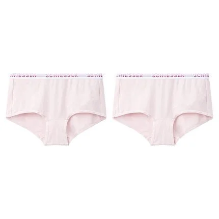 Women's Supima Mid-Rise Hipster Panties (Pure Color 2pcs Pack)