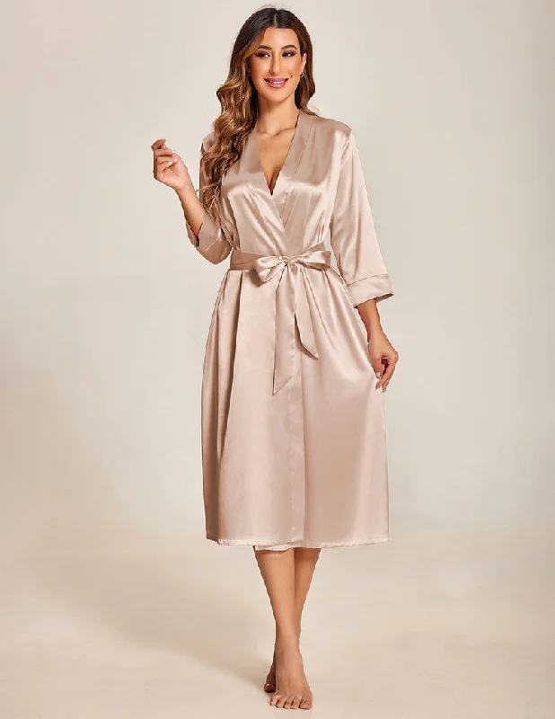 Luxury Sexy Satin Long Robes