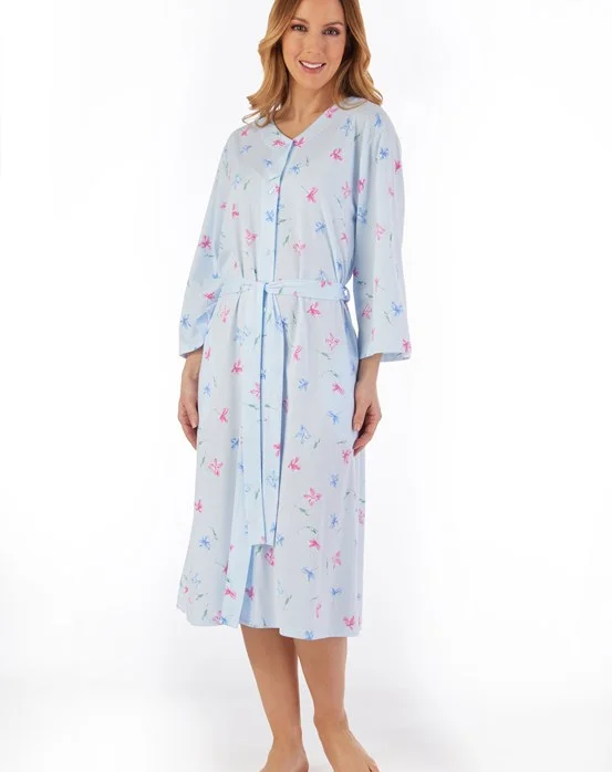 Slenderella-Jersey Housecoat-45''-HC55119