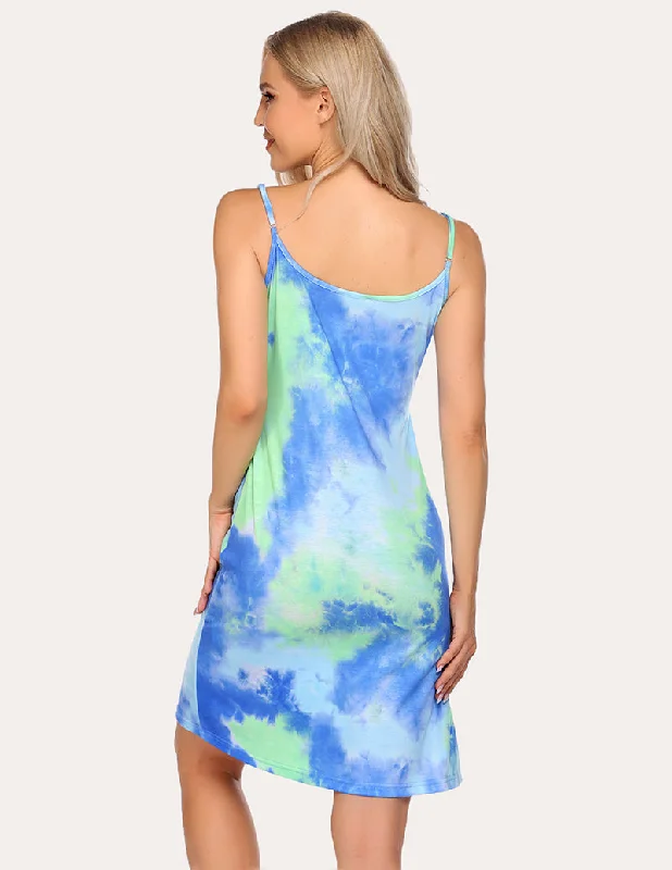 Blue-green Tye Die / M