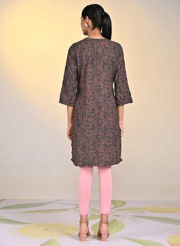 Karishma Green Printed Kurti for Women