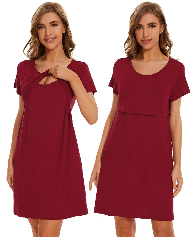 Wine Red / M / Bamboo Viscose