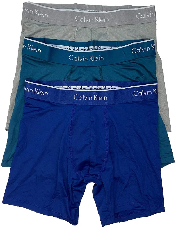 Calvin Klein Men's Underwear Microfiber Stretch 3-Pack Boxer Brief