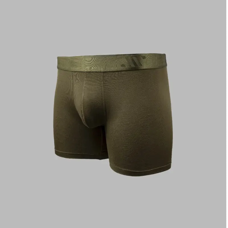 ALPHX Comfort Class Boxer Brief - Modern Fit - Moss Green| ALPHX.com