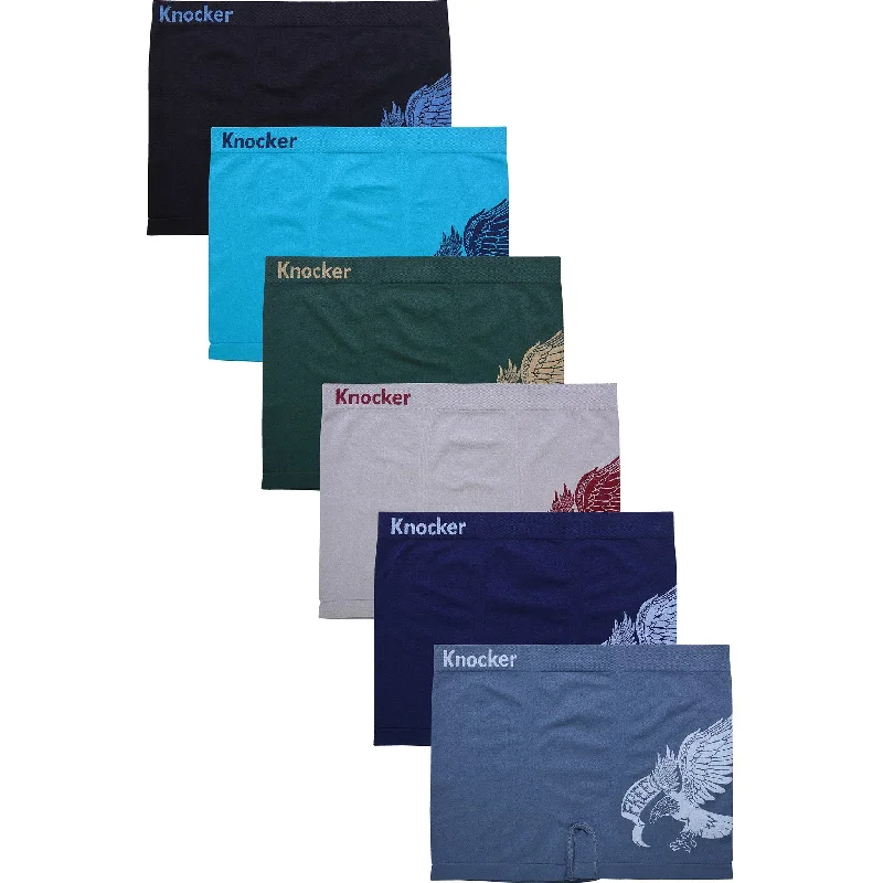 Men's Essentials Knocker PACK OF 6 Seamless Trunks (MS067M_6PK)