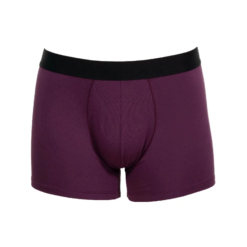 Micromodal Boxer Briefs in Bordeaux