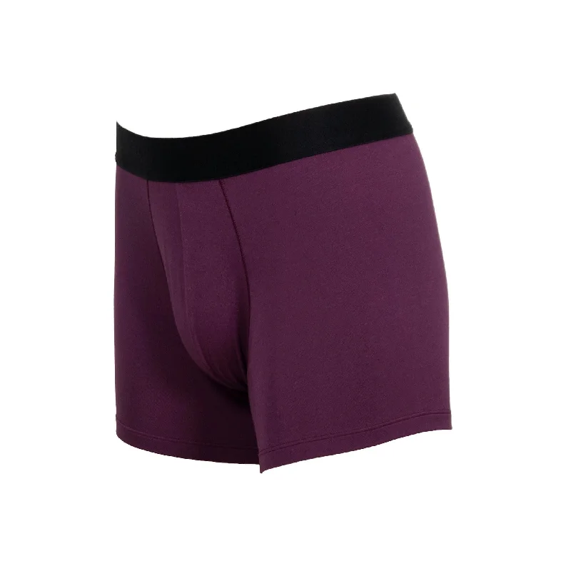 Micromodal Boxer Briefs in Bordeaux