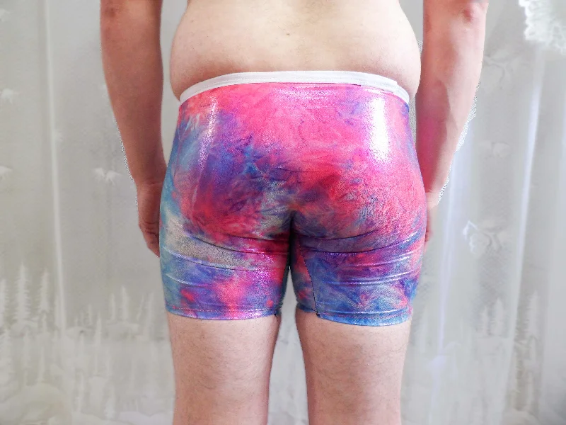 One Kiss Tie Dye Iridescent Essential Boxer Briefs