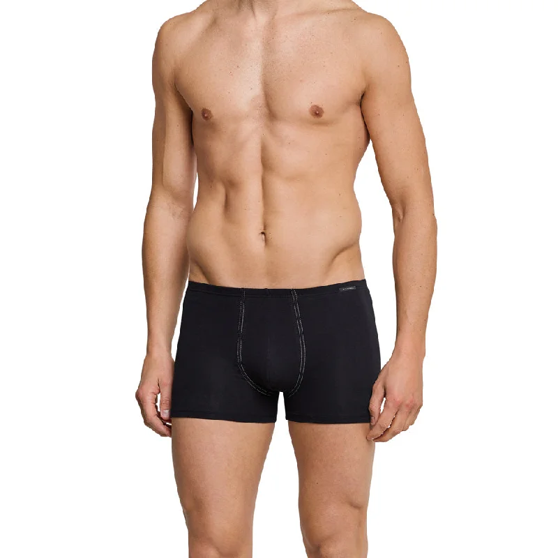 Schiesser, Herren Shorts, 2er Pack, schwarz