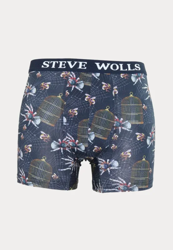 Steve Wolls - Boxershort Met Print - 1 Pack - Spiders