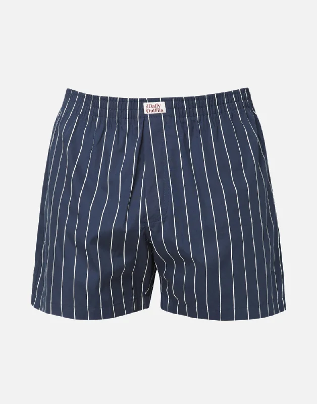 Striped Sense Cotton Woven Boxer