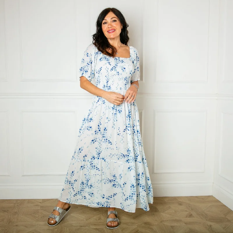 Petal Print Vacation Dress