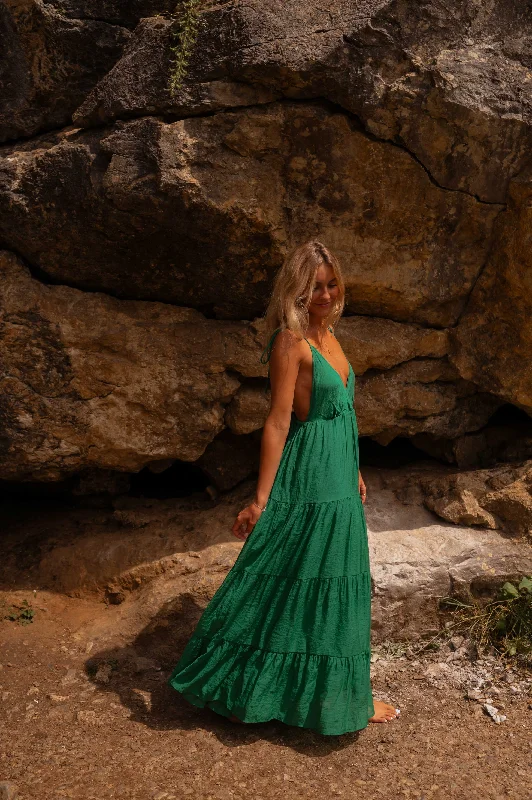 Robe Olympe - verte