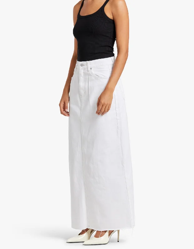 Hudson Maxi Skirt - Geisha White