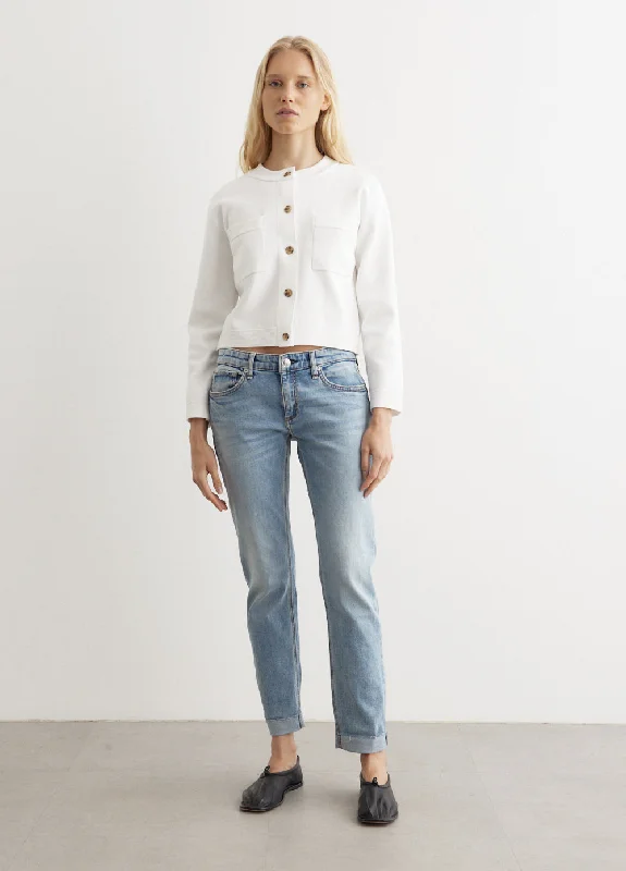 Dre Low-Rise Slim Boyfriend Jeans