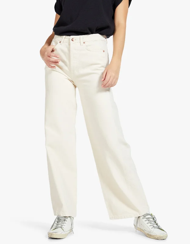 Denim Wide Pant - Dirty White