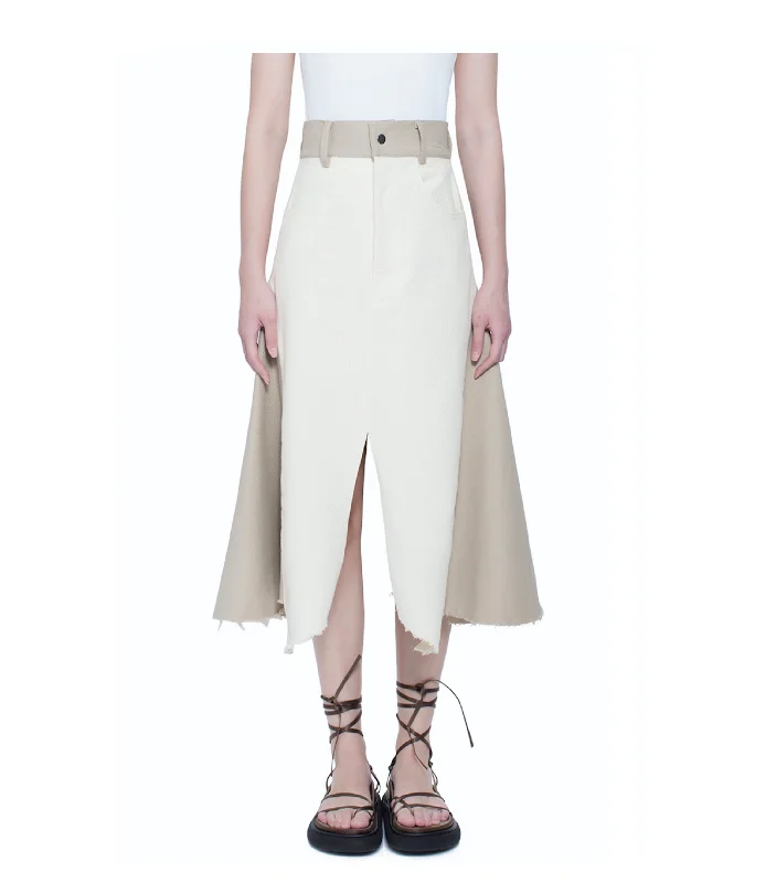 Asymmetric Hem with Panel Skirt