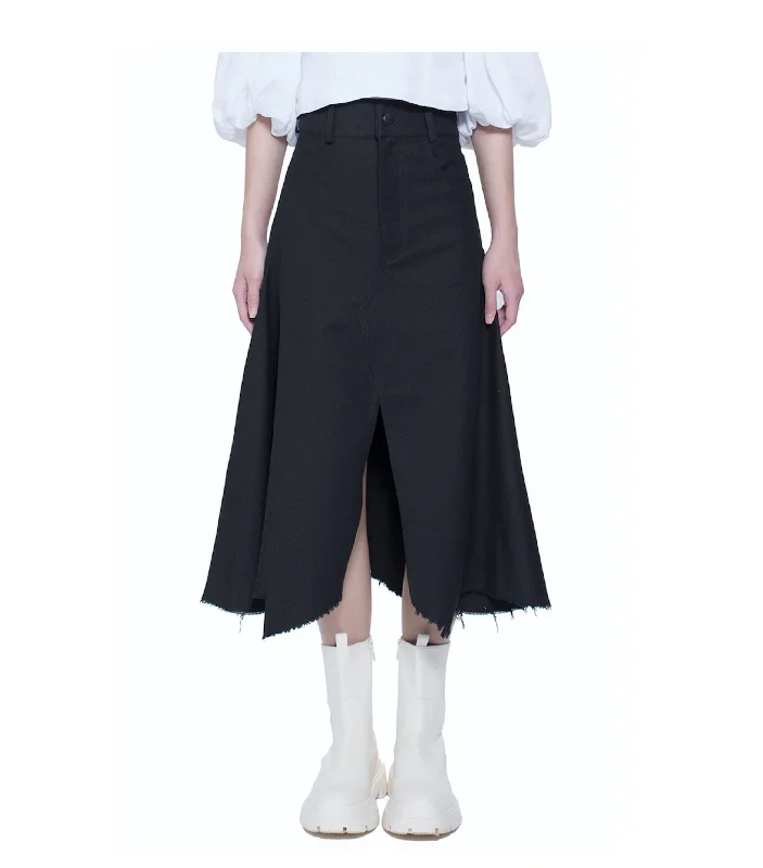 Asymmetric Hem with Panel Skirt