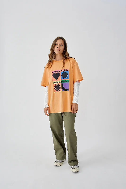 Factory Oversized T-Shirt Orange