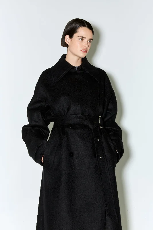 MATISS trench coat black