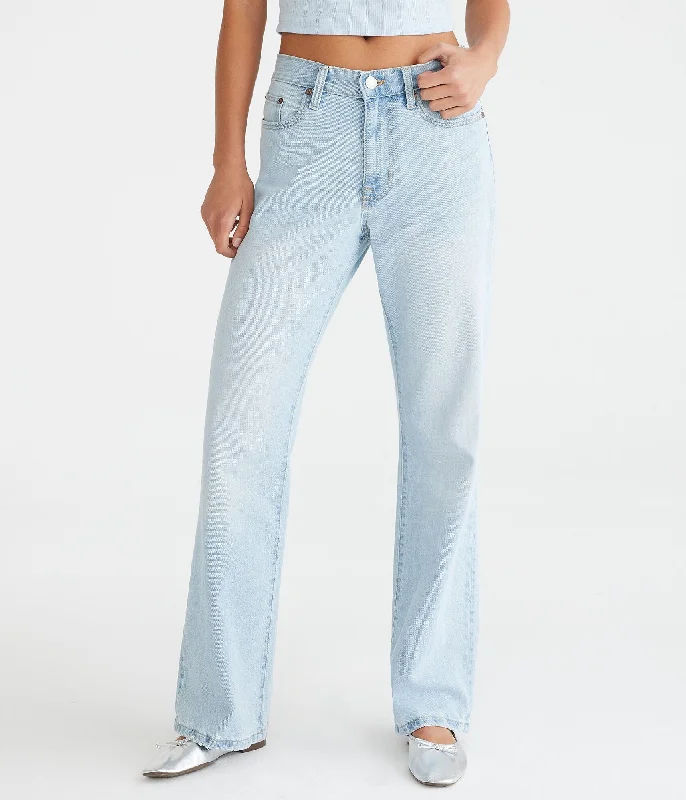 Aeropostale Boyfriend Flare Low-Rise Jean