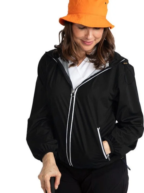 Pack and Play Lightweight Golf Jacket - Black