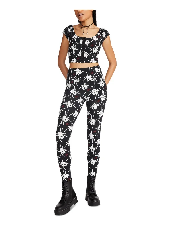 Womens Printed High Waist Leggings