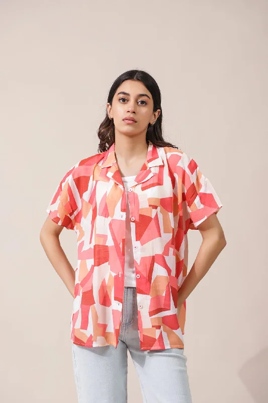 OVERSIZE PRINTED TOP