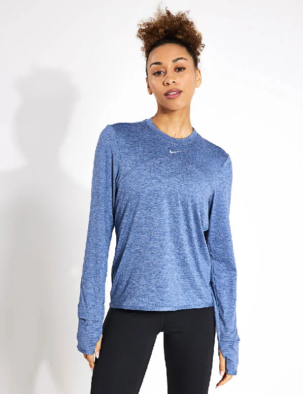 Dri-FIT Swift Element UV Crew Neck Top - Ashen Slate/Reflective Silver