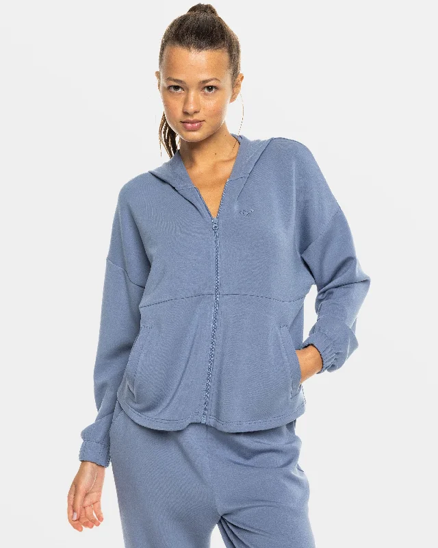 Rise & Vibe Sweet Zip-Up Hoodie - Wild Wind