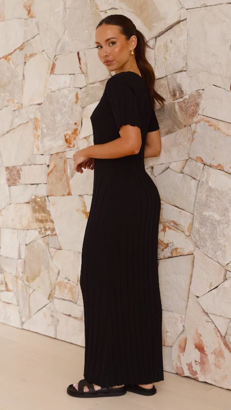 Mari Maxi Dress - Black