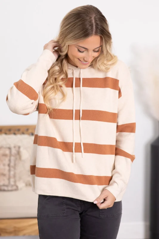 Stone Bold Striped Hoodie