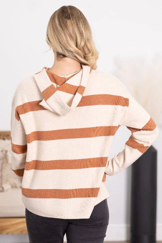 Stone Bold Striped Hoodie